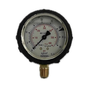 Capa de borracha para manômetro 63mm Caixa anel recravado